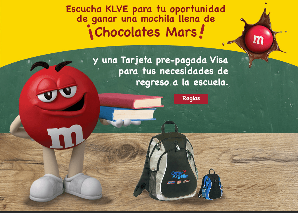 Gana un mochila y una tarjeta visa de $80 dólares