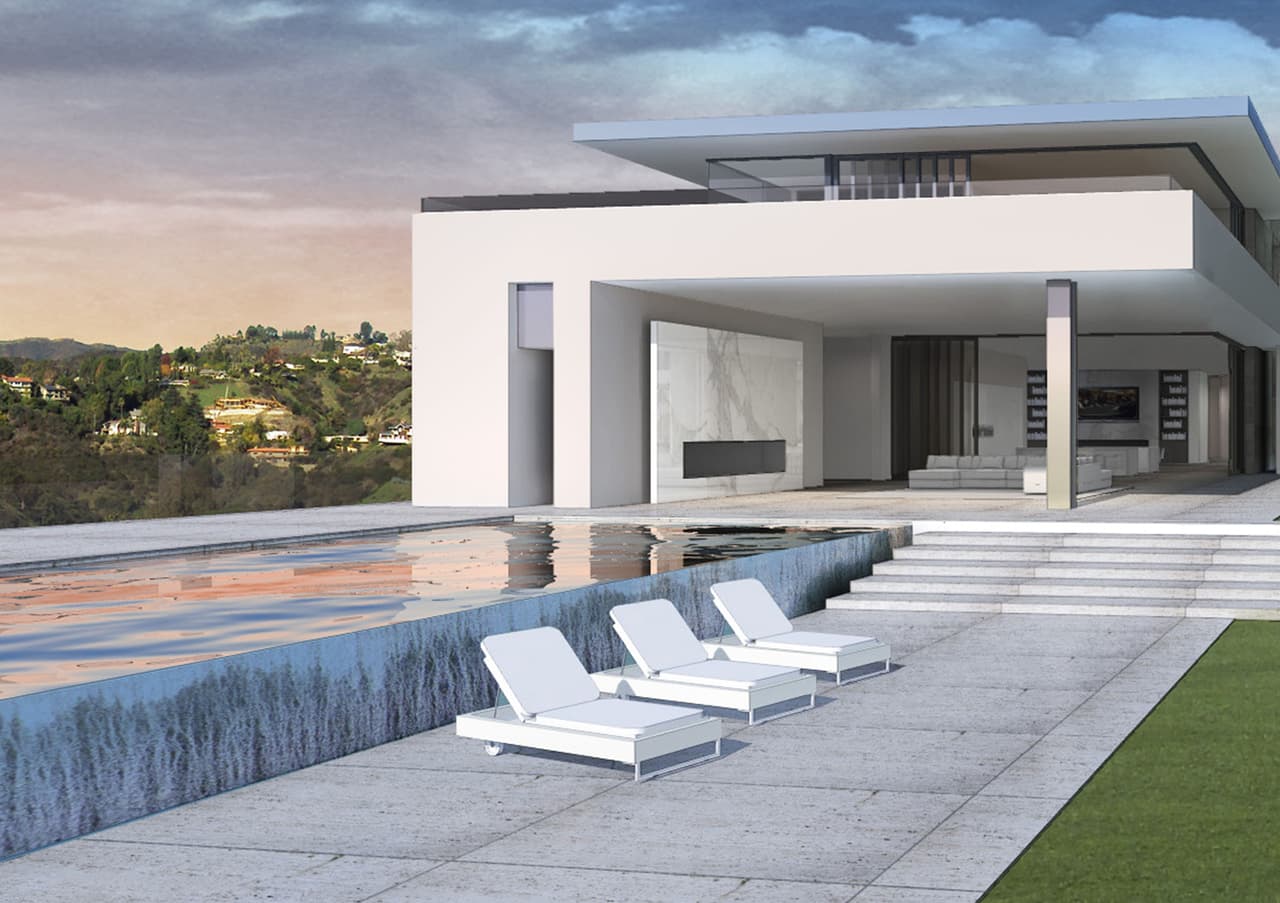 La propiedad en Los Ángeles tendrá espectaculares vistas de 360 grados; en ella habrá un club nocturno, un casino y un tanque de peces de tres paredes.