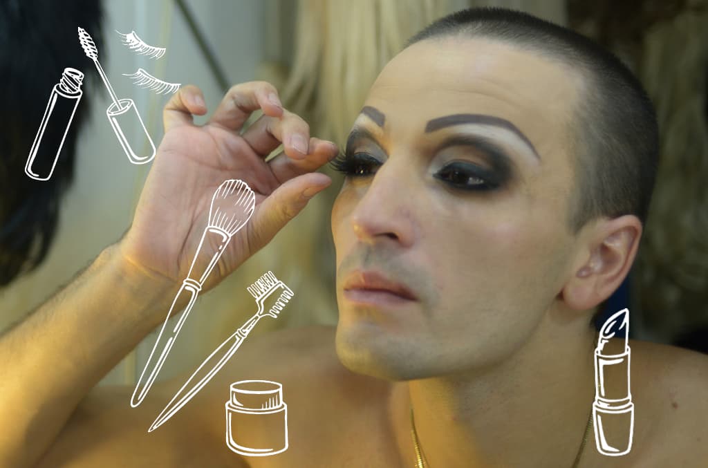 Los hombres que aman el maquillaje
