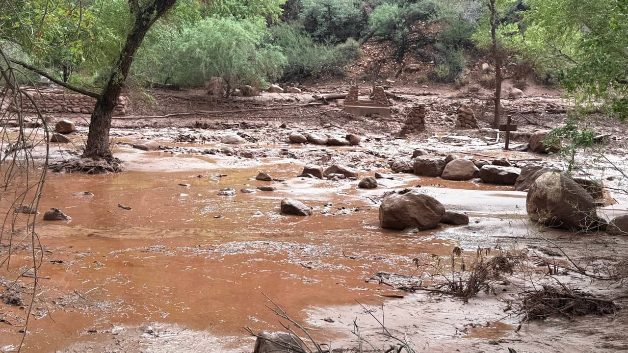 Hallaron restos humanos en el Parque Nacional del Gran Cañón, junto al río Colorado
