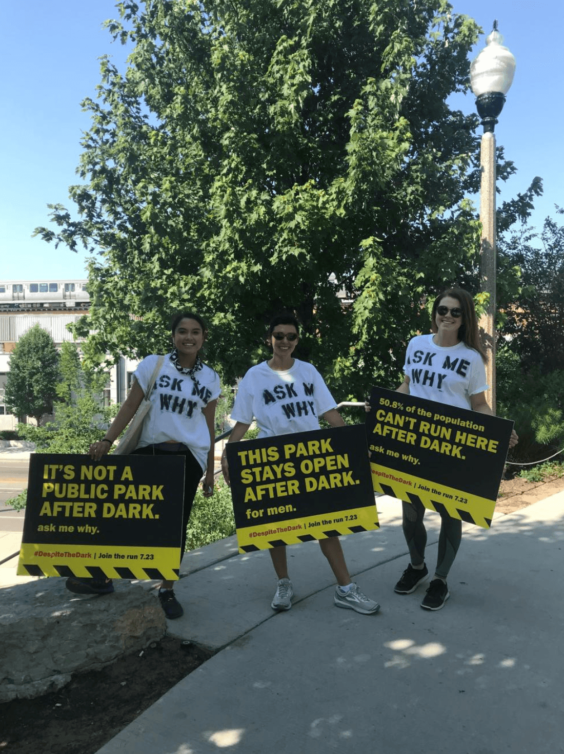 Ellas se unieron a grupos influyentes que promueven la salud. Algunos de estos son: Chicago Area Runners Association, y As We East Life, para ayudar a crear aún más conciencia sobre su campaña.