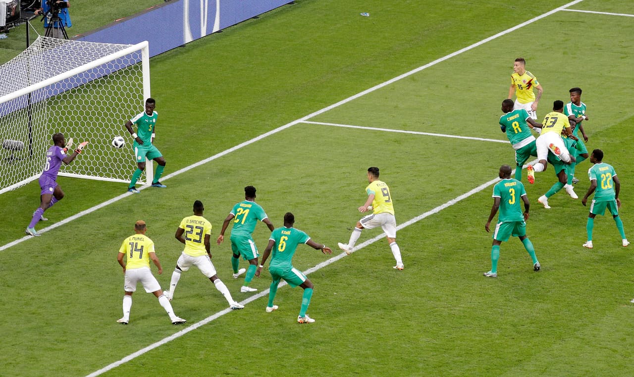 118.- Yerry Mina (Colombia) al minuto 74. Colombia 1-0 Senegal.
