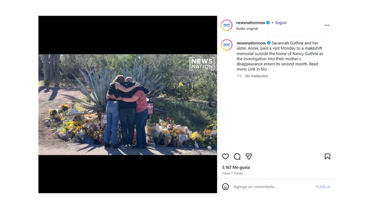 Se cumple un mes de la desaparición de Nancy Guthrie.