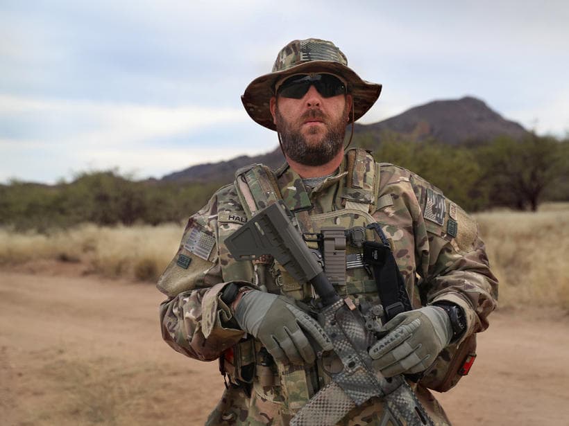 An anti-immigration paramilitary group returns to the border with Mexico