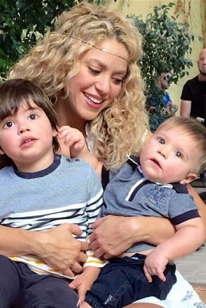 Milan y Sasha se han convertido en la felicidad de la cantante colombiana, Shakira.