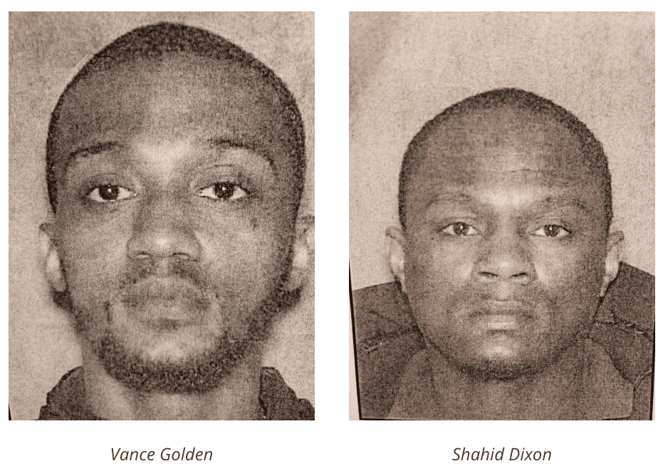 Vance Golden y Shahid Dixon.