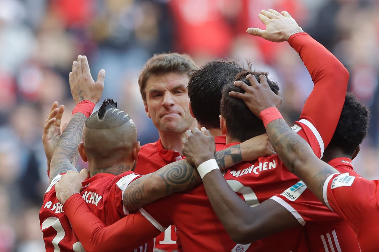 Este fue el gol número 58 del Bayern Múnich en esta temporada la de Bundesliga.