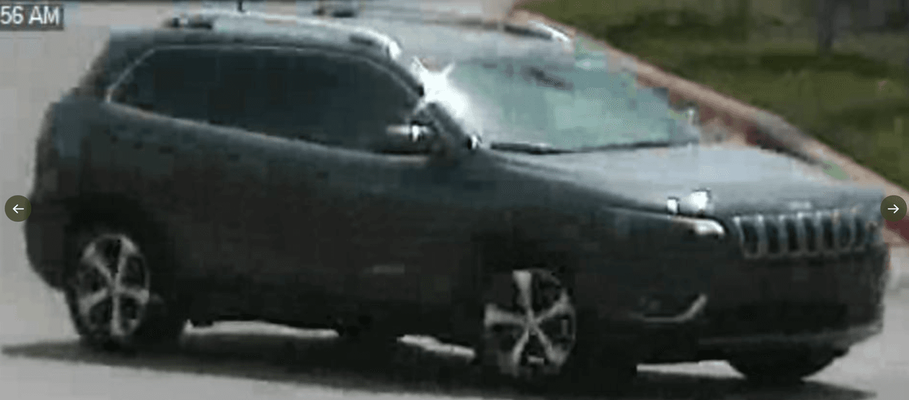 Los sospechosos fueron vistos conduciendo este vehículo.