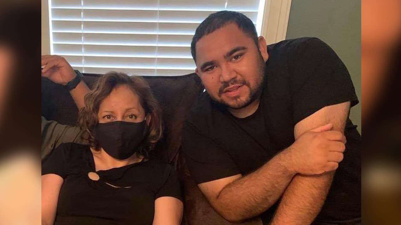 “Cualquier madre que vea a su hijo así me va a entender”: hispano no se vacunó y ahora está grave con covid-19