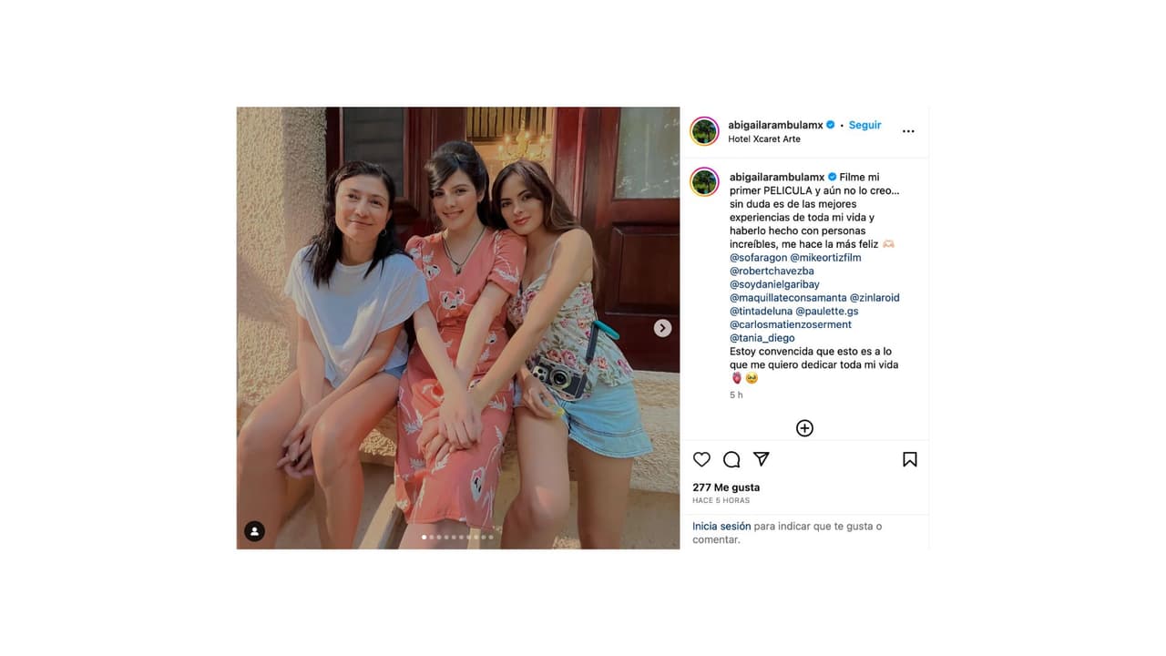 Sobrina de Aracely Arámbula debuta en el cine: así lo presume en fotos