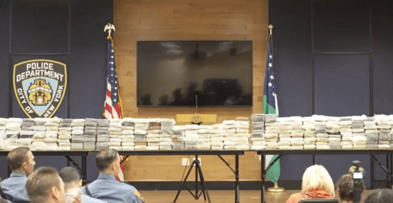 Nueva York da un golpe al narcotráfico: incauta 263 kilos de cocaína, el récord más alto en una década