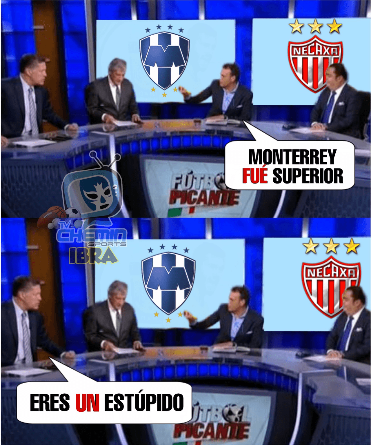 Los mejores memes de la primera semifinal de ida entre Rayados y Rayos.