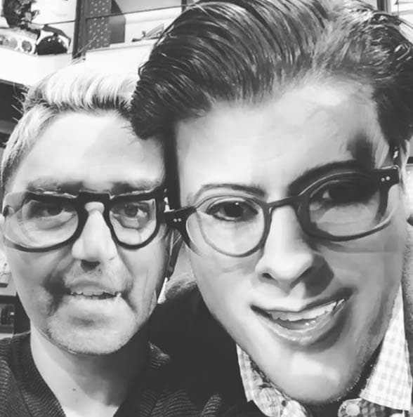 Maca y el 'Burro' cambiaron caras y no pararon de reír.