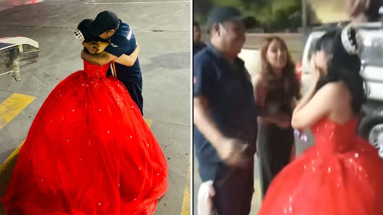 Aly, la quinceañera, explicó por qué su padre no pudo asistir a su fiesta.
