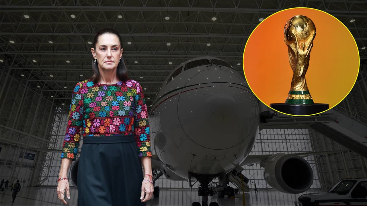 Así viajará Sheinbaum a la Final del Mundial tras su vuelo cancelado