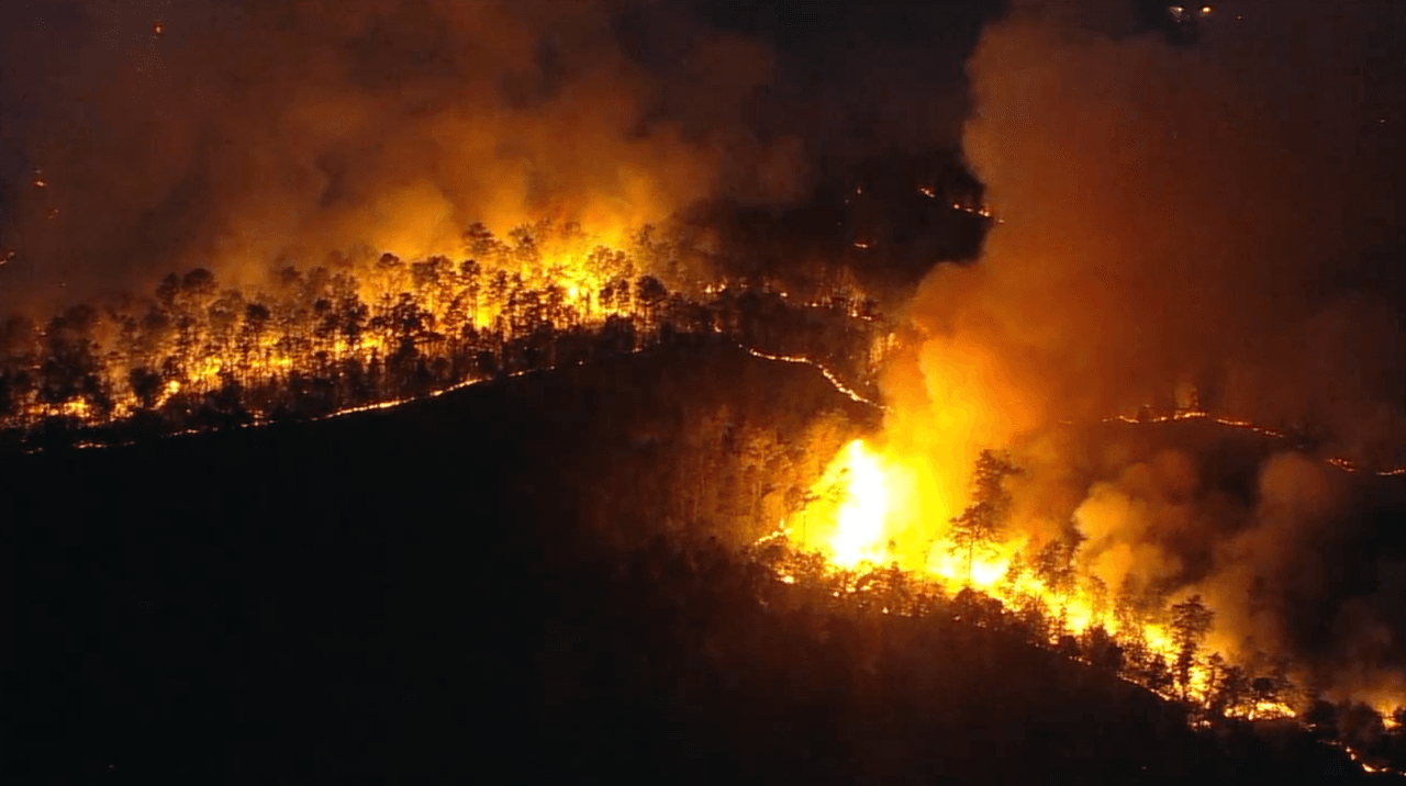 Incendio forestal destruye 900 acres en Little Egg Harbor Township