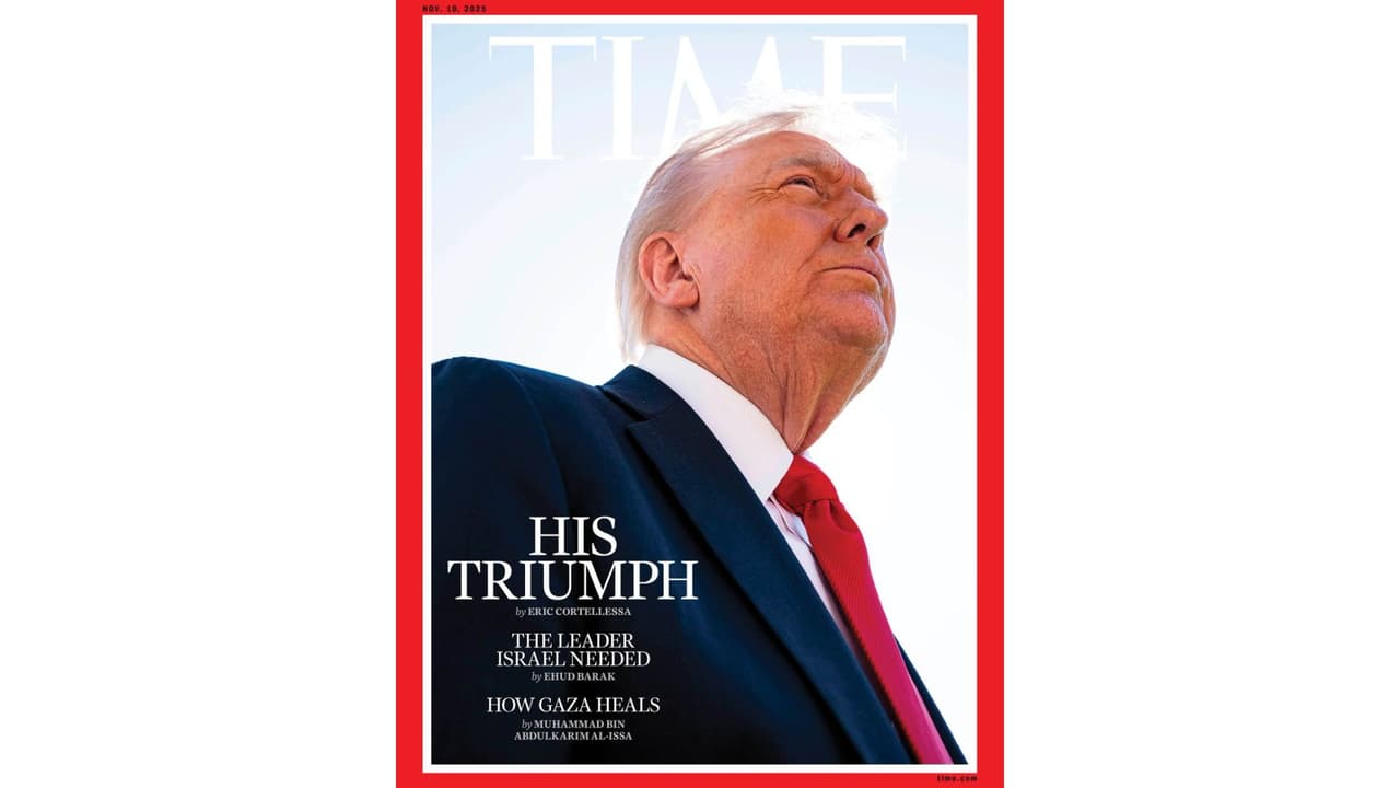 "La peor de todos los tiempos": la foto de portada de Time que enojó a Trump por mostrarlo con poco cabello y abundante papada