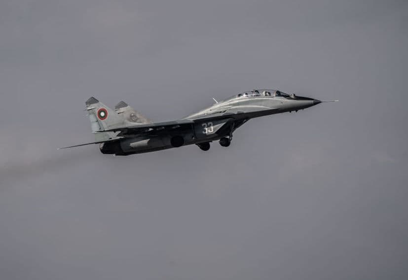 Avión de combate MiG-29, de fabricación rusa.