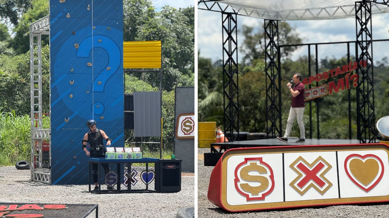 Alan Tacher les da instrucciones a los participantes