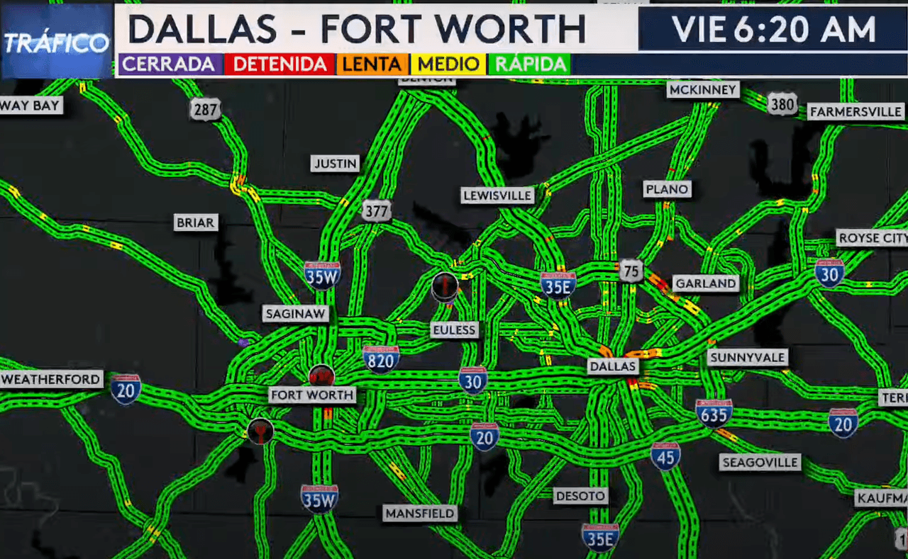 Un conductor muere y otro resulta herido en un fuerte choque en la SH-121 de Grapevine
