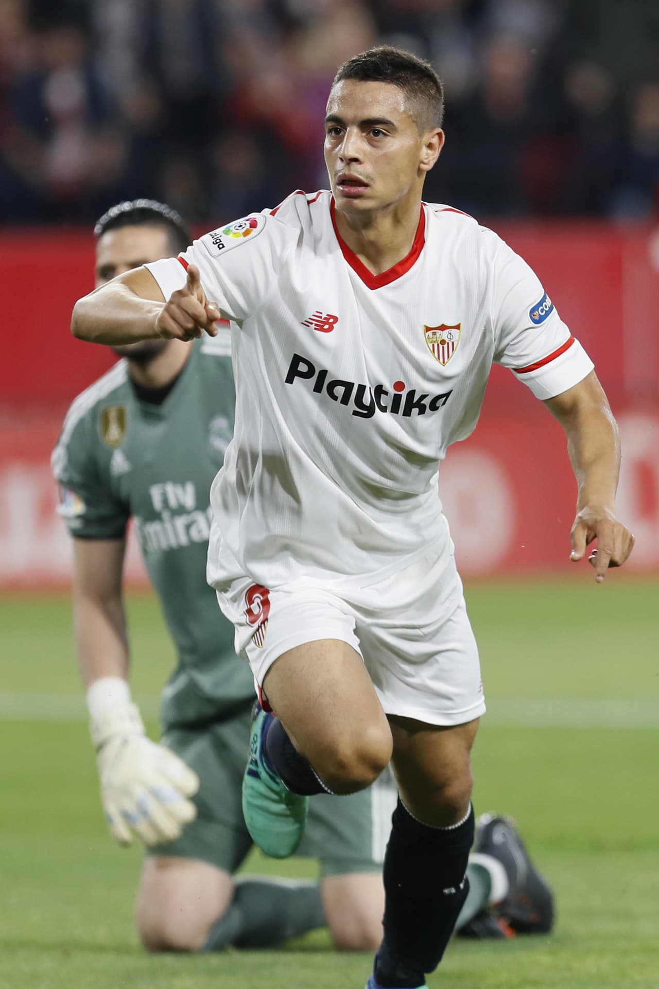 Llegó a 20 anotaciones el francés en esta temporada y ocho en la presente edición de La Liga.