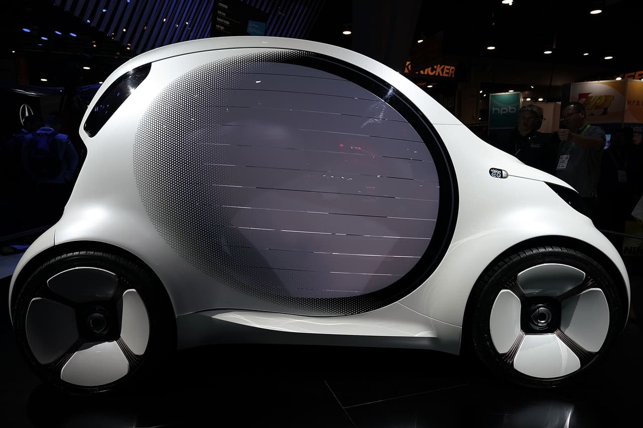 Este es el concepto de un vehículo que propone crear, en el mediano plazo la empresa Mercedes: se llamará el Smart Vision. Será pequeño, compacto y eficiente, prometen. Alex Wong