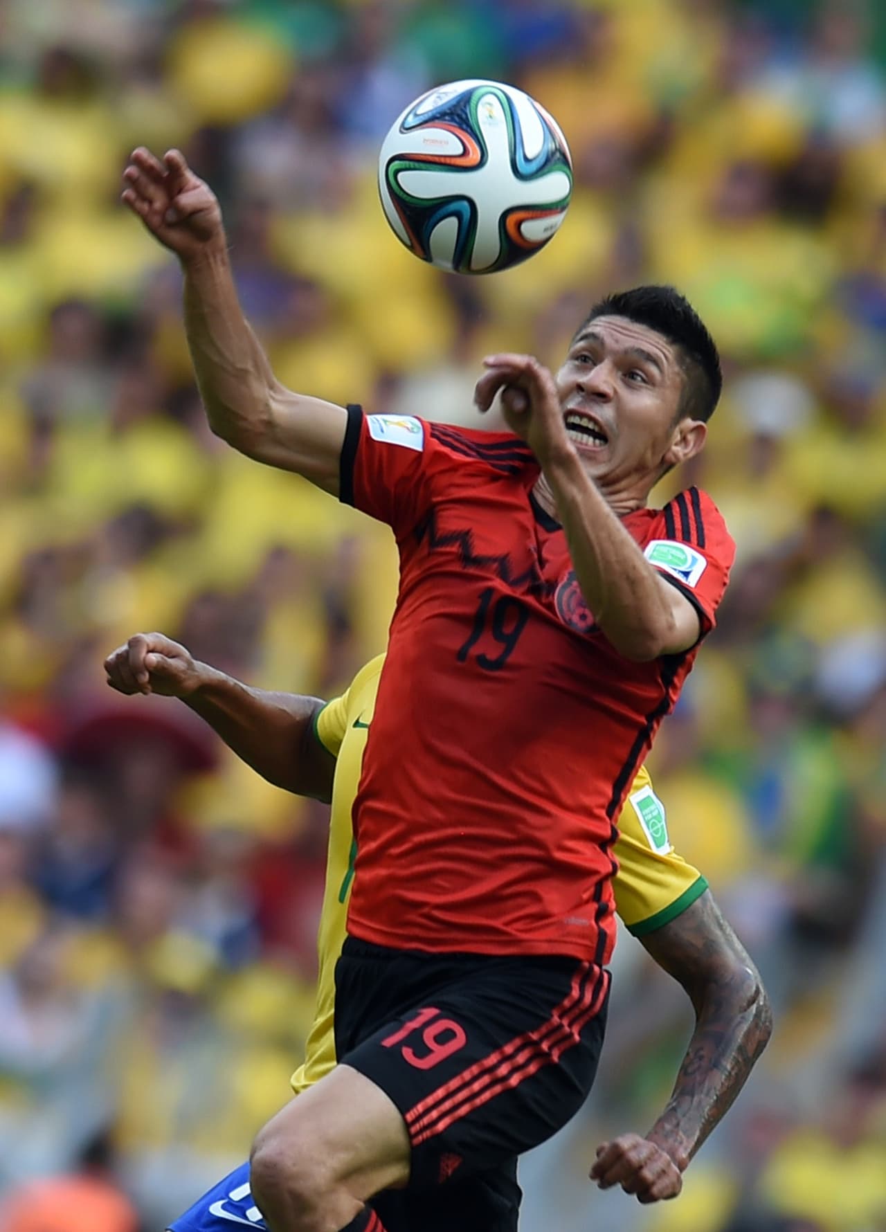Oribe Peralta fue el único delantero contra Brasil, jugando 74 minutos. Curiosamente, después del Mundial no se dio su paso al fútbol de clubes del extranjero.