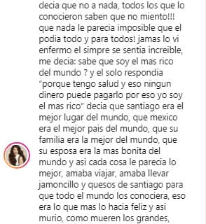 Fue muy importante para ella y le dejó grandes enseñanzas.