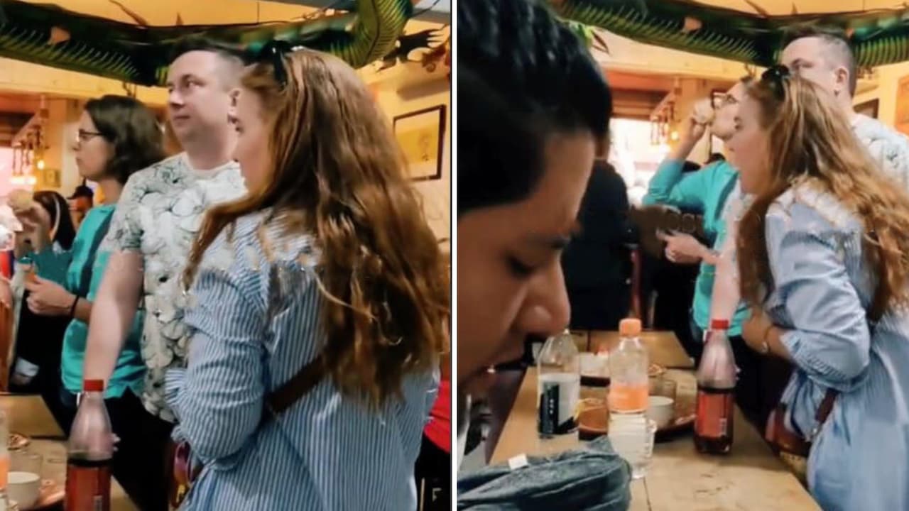 Estadounidenses 'salen huyendo' de un bar en México cuando les dedican 'Frijolero': video