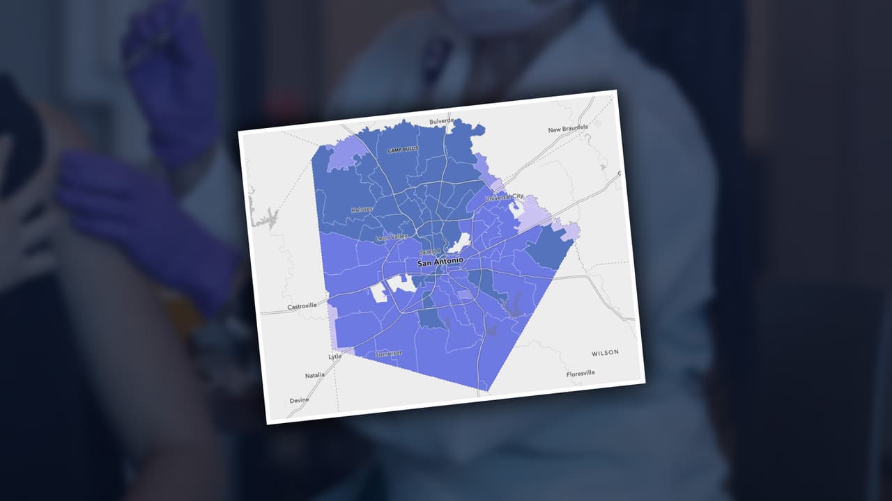 El sur de San Antonio, de mayoría hispana, tiene los porcentajes más bajos de vacunación