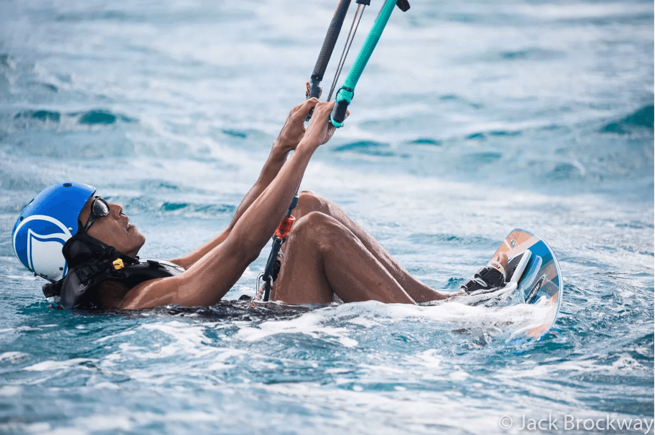 Barack Obama y sir Richard Branson practicaron kitesurf en sus vacaciones en las Islas Vírgenes Británicas.