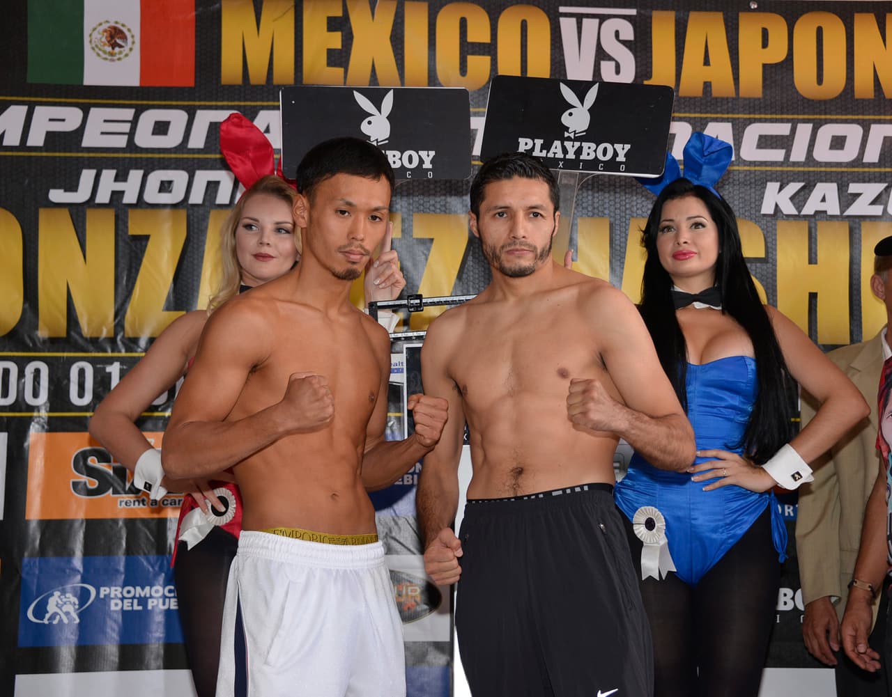 Jhonny González y Kazuki Hashimoto en peso