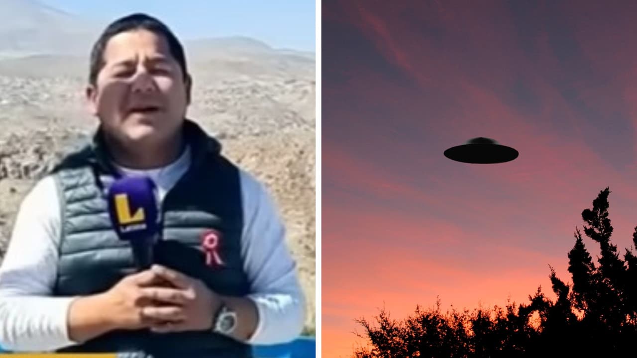 Captan presunto ovni en plena transmisión en vivo de un noticiario: video genera intriga en TikTok