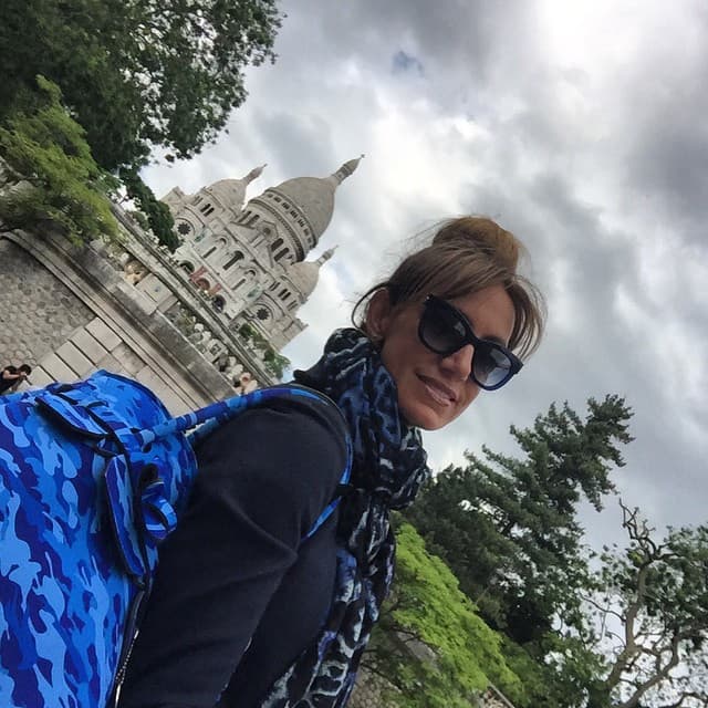 Aunque el cielo estuvo un poco nublado, Lili se la pasó increíble.