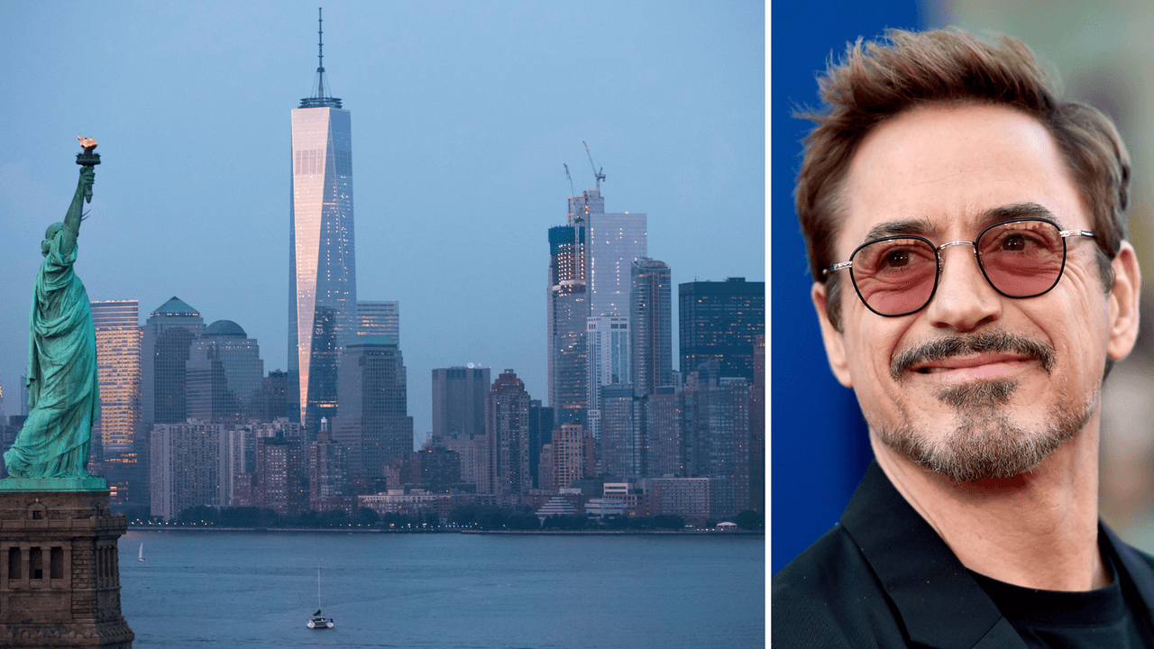 Nueva York es el segundo lugar donde se encuentran más hombres guapos, según Chat GPT. Robert Downey Jr. nació en la 'Cuidad que nunca duerme'.