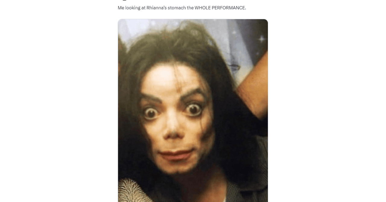 Memes por el Show del Medio Tiempo de Rihanna en el Super Bowl 2023