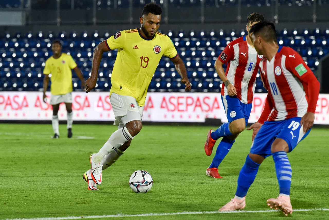 Paraguay no logró aguantar la ventaja y Juan Cuadrado marcó para que Colombia rescatara un punto.