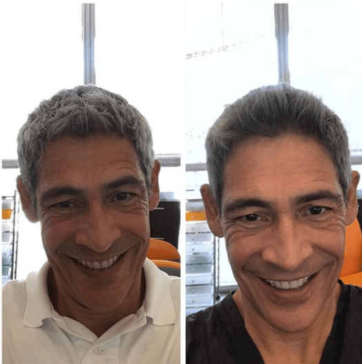 Johnny asumió su edad y aprovechó su pelo canoso para cambiar y refrescar de look.