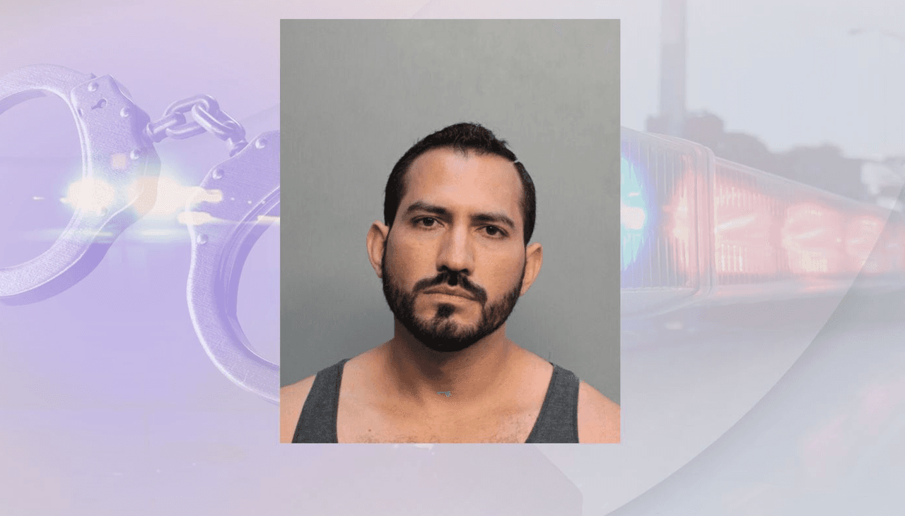 Christopher Humberto Montenegro fue arrestado en el 1701 y la 87 avenida de Doral