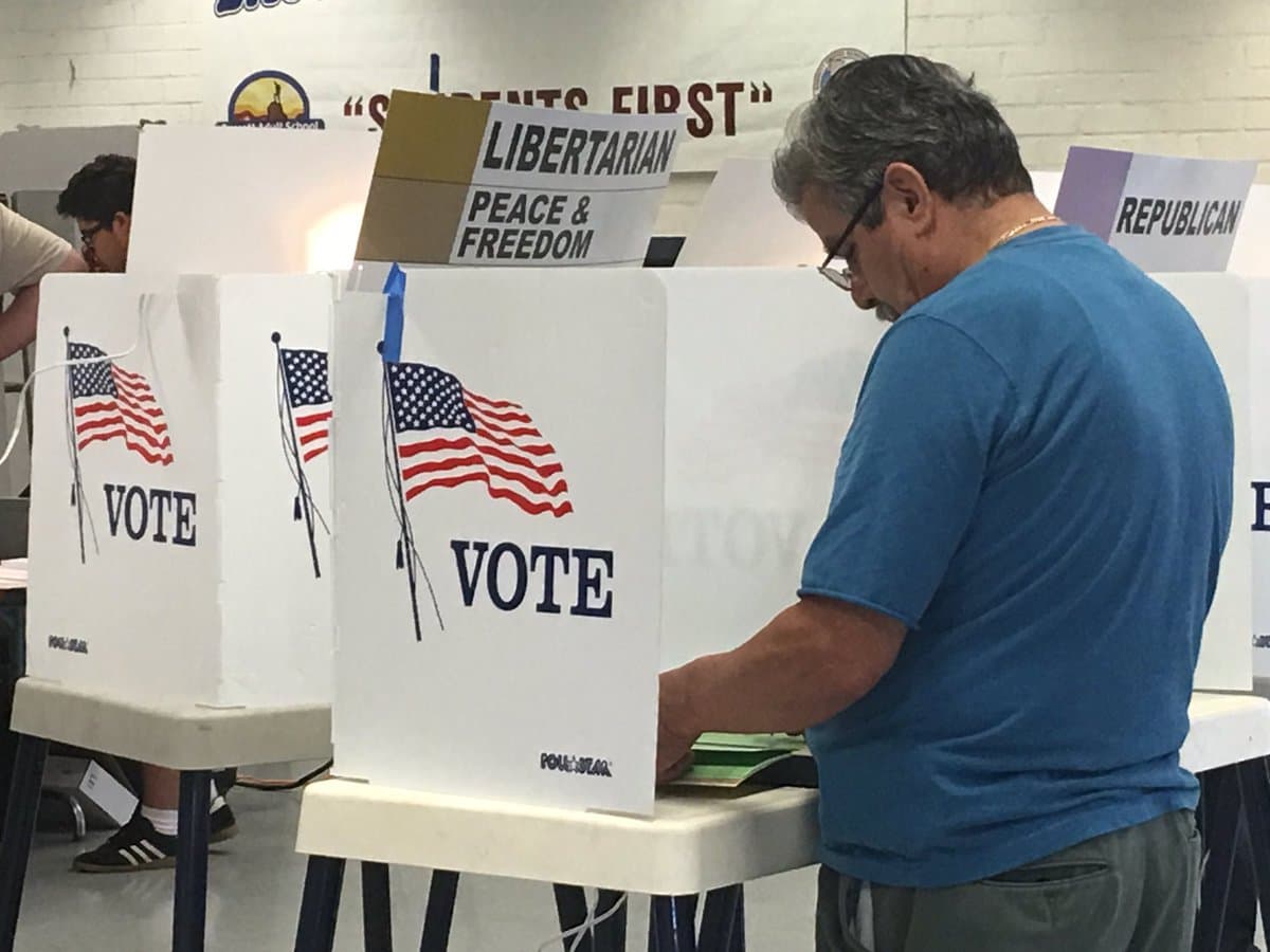 Así se vive la jornada de primarias en California