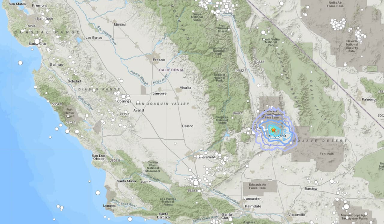 Temblor de mediana magnitud sacude a la localidad de Ridgecrest a cuatro meses de los fuertes sismos