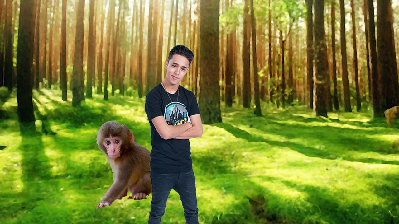 Joel prefiere los monos también. ¿Será esta la futura mascota de La Banda?