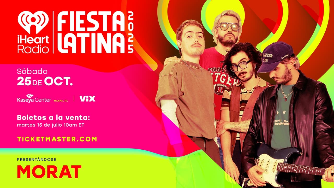 iHeartRadio Fiesta Latina 2025: disfruta el festival de música en exclusiva en ViX
