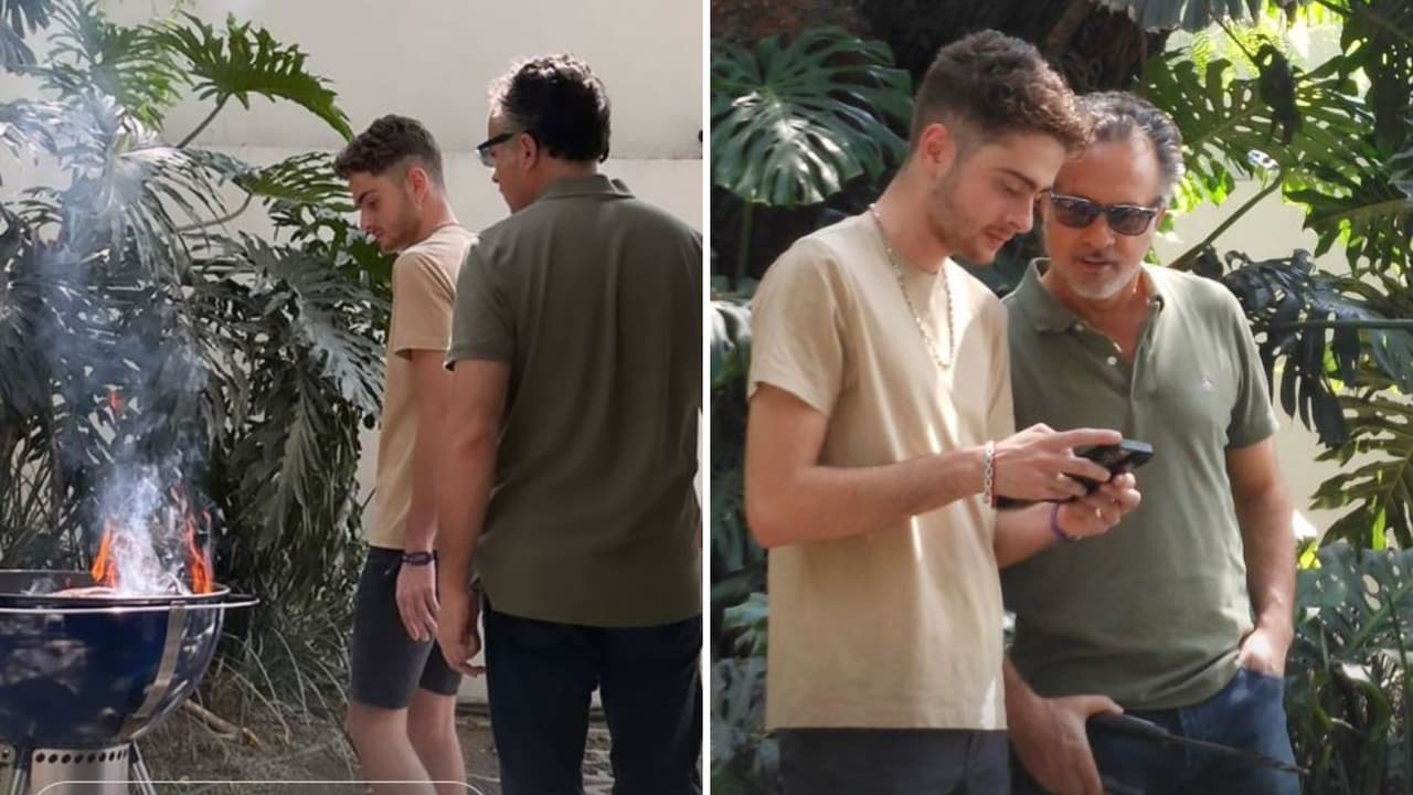 Hijo de Erika Buenfil posa con su papá, Ernesto Zedillo Jr.