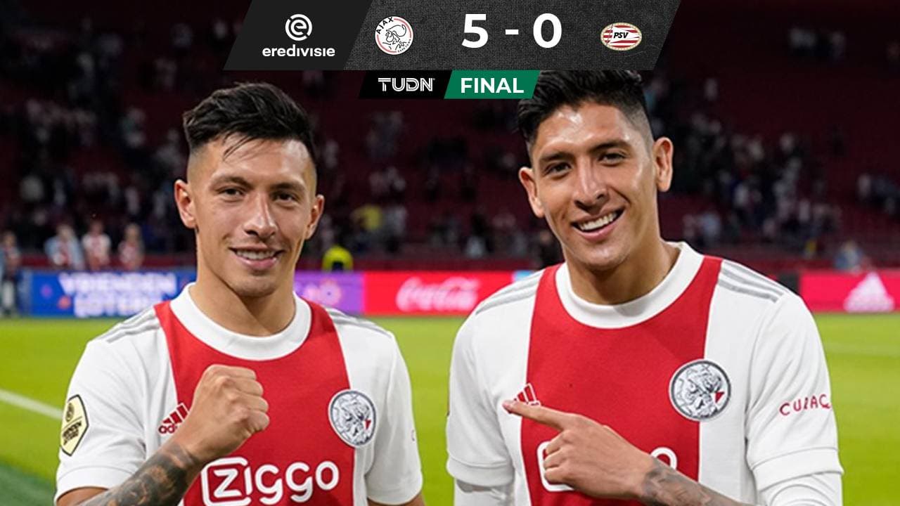 El Ajax de Holanda humilló al PSV en la goleada sin respuesta con gran actuación de Edson Álvarez.