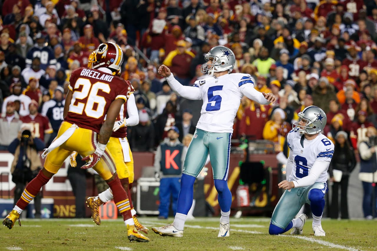 Con patada de 54 yardas, los Cowboys ganan el partido 19 a 16 a Washington