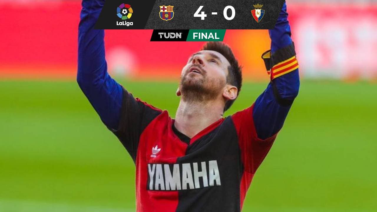 Messi anota un golazo con dedicatoria especial para Maradona