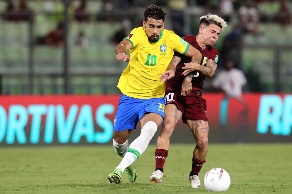 Marquinhos, Gabriel Barbosa y Antony son los encargados de anotar en la remontada de Brasil 1-3 sobre Venezuela.