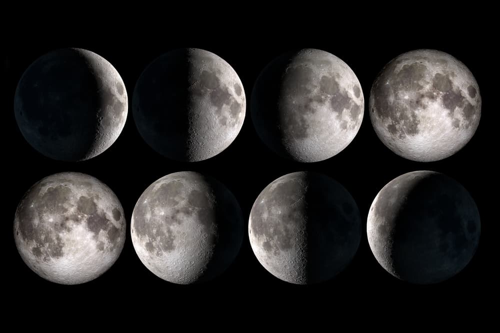 Todos los meses nos enfrentamos a las cuatro fases de la Luna en el llamado mes sinódico o ciclo lunar. Esto quiere decir que durante este ciclo presenciamos cuatro fases lunares.