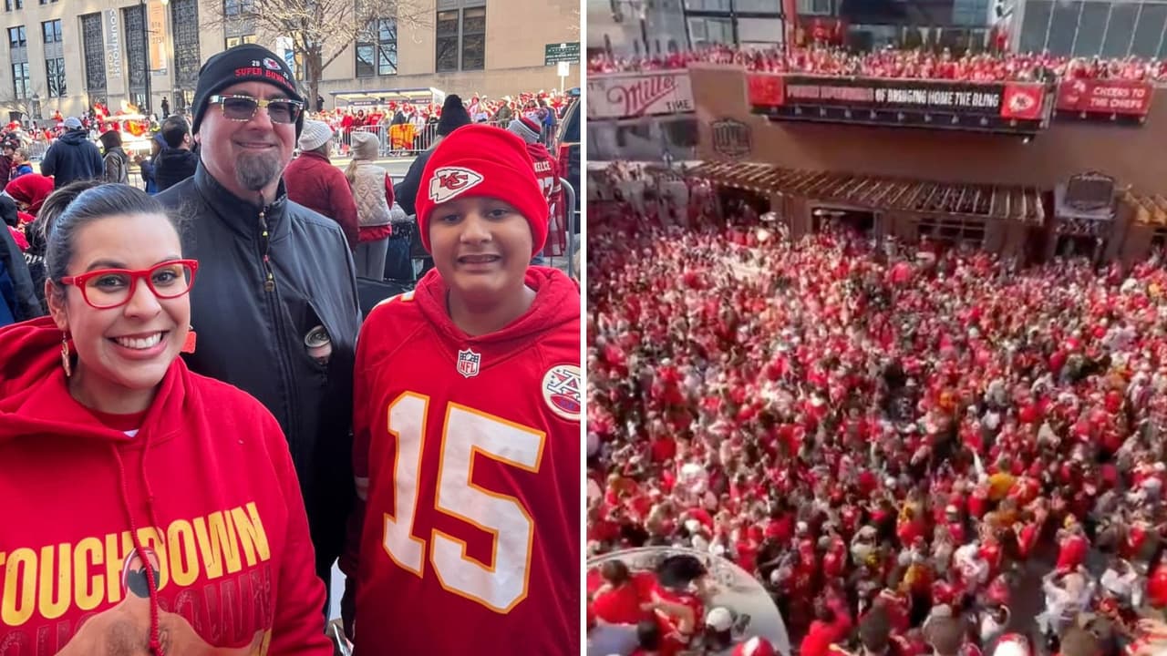 El niño Justin se recuperó de un raro tumor, viajó 800 millas a Kansas para celebrar y terminó en medio del tiroteo